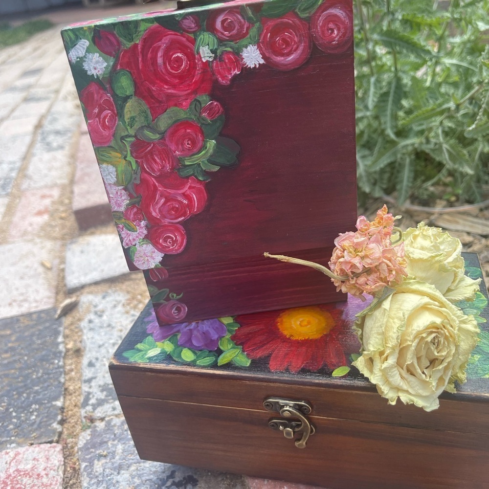 Prayer Box Hand painted - Picture 4 of 8